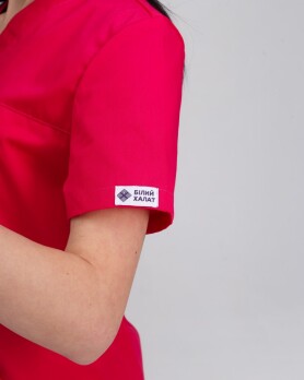 Medical shirt women's Topaz crimson 164-331-705 (6613528) Medical shirt women's Topaz crimson 164-331-705 (6613528) фото 3