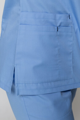 Костюм медицинский Лидия +Бр. Вирджиния. COTTON. Белый / голубой (5410110) Костюм медицинский Лидия +Бр. Вирджиния. COTTON. Белый / голубой (5410110) фото 11