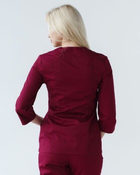 Medical shirt women's Lotus marsala 186-326-679 (6613543) Medical shirt women's Lotus marsala 186-326-679 (6613543) фото 2