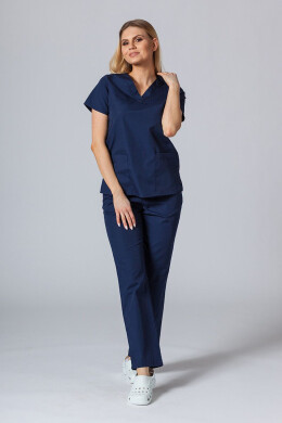 Women's medical trousers "Sofia" blue (7700202) Women's medical trousers "Sofia" blue (7700202) фото 3