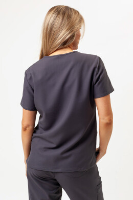 Women's medical suit "Maria" gray (501502) Women's medical suit "Maria" gray (501502) фото 4