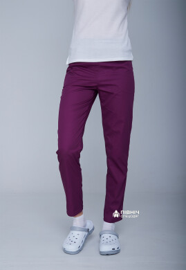 Women's medical trousers "Francesca" purple (3399102) Women's medical trousers "Francesca" purple (3399102) фото 4