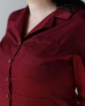 Women's medical gown Sophie Marsala +SIZE 306-326-677 (6625322) Women's medical gown Sophie Marsala +SIZE 306-326-677 (6625322) фото 7