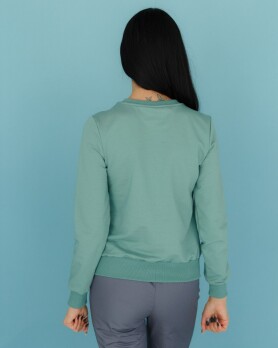 Medical Sweatshirt New York Women's Olive 359-327-758 (6613433) Medical Sweatshirt New York Women's Olive 359-327-758 (6613433) фото 2