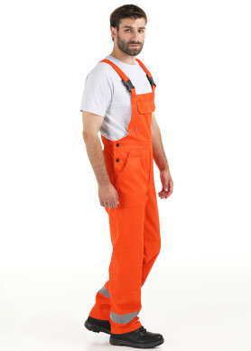 Working overalls "STANDARD" orange with reflective stripes (33331101) Working overalls "STANDARD" orange with reflective stripes (33331101) фото 2