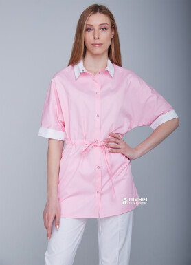 Women's medical blouse "Daria" pink (3399106) Women's medical blouse "Daria" pink (3399106) фото 1