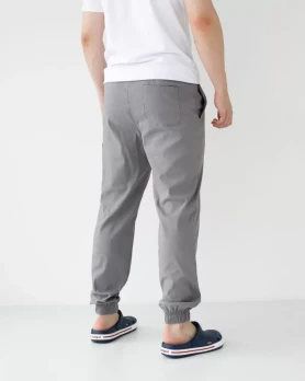 Medical pants men's joggers stretch gray 504-328-730 (6637784) Medical pants men's joggers stretch gray 504-328-730 (6637784) фото 3