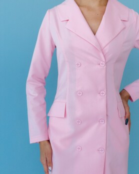 Medical gown women's Monica light pink 356-414-677 (6613590) Medical gown women's Monica light pink 356-414-677 (6613590) фото 6