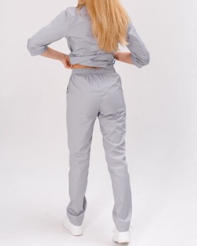 Медицинский костюм женский Элизабет серый 441-328-679 (6613364) Медицинский костюм женский Элизабет серый 441-328-679 (6613364) фото 2
