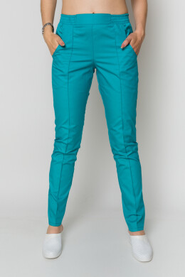 Медицинский костюм Айс+Бр. зауженные. COTTON. Белый + карибы + ментол / карибы (5410054) Медицинский костюм Айс+Бр. зауженные. COTTON. Белый + карибы + ментол / карибы (5410054) фото 8