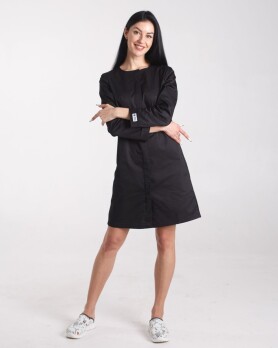Medical gown women's Jacqueline black 391-321-677 (6613613) Medical gown women's Jacqueline black 391-321-677 (6613613) фото 1