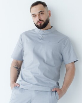 Medical Shirt Men's Denver Gray 427-328-679 (6613939) Medical Shirt Men's Denver Gray 427-328-679 (6613939) фото 6