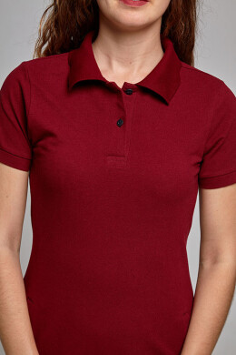 POLO classic dress, short sleeve. Bordeaux (544611) POLO classic dress, short sleeve. Bordeaux (544611) фото 5