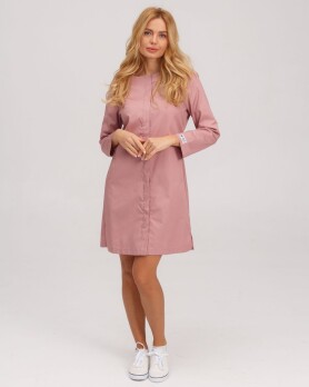 Medical gown women's Jacqueline ash pink 391-429-679 (6613603) Medical gown women's Jacqueline ash pink 391-429-679 (6613603) фото 1
