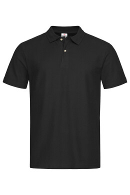 Men's polo shirt with short sleeves "STEDMAN" ST3000 BLO black (511374) Men's polo shirt with short sleeves "STEDMAN" ST3000 BLO black (511374) фото 1