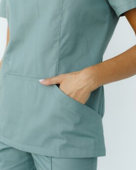 Medical shirt women's Topaz olive 164-327-705 / 386-327-705 (6613482) Medical shirt women's Topaz olive 164-327-705 / 386-327-705 (6613482) фото 3