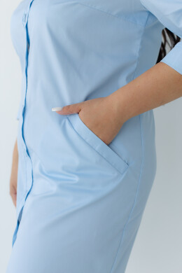 Women's medical gown Valerie azure +SIZE 156-462-677 (6625324) Women's medical gown Valerie azure +SIZE 156-462-677 (6625324) фото 9