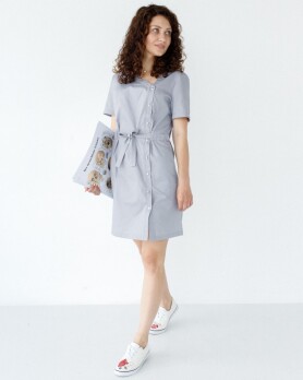 Medical tunic for women Naomi grey 151-328-679 (6613951) Medical tunic for women Naomi grey 151-328-679 (6613951) фото 1