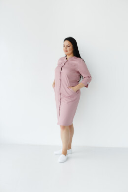 Women's medical gown Valerie ash pink +SIZE 156-429-677 (6625325) Women's medical gown Valerie ash pink +SIZE 156-429-677 (6625325) фото 3