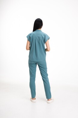 Women's medical suit Sydney azure-gray 497-428-677 (6636867) Women's medical suit Sydney azure-gray 497-428-677 (6636867) фото 4