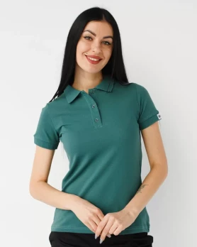 Medical polo for women dark turquoise 147-437-904 (6637752) Medical polo for women dark turquoise 147-437-904 (6637752) фото 1