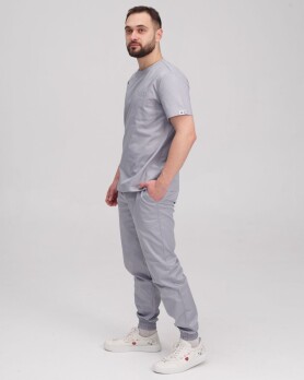 Медицинский костюм мужской Техас серый 136-328-677 (6613710) Медицинский костюм мужской Техас серый 136-328-677 (6613710) фото 3