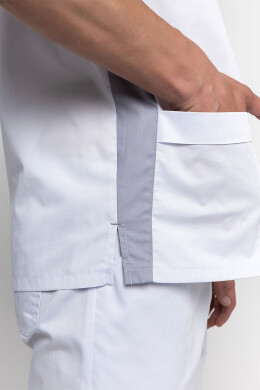 Medical jacket for men Manhattan. White (5437045) Medical jacket for men Manhattan. White (5437045) фото 3