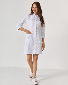 Medical coat for women Sakura white 160-324-678 / 310-324-679  (6613581) Medical coat for women Sakura white 160-324-678 / 310-324-679  (6613581) фото 7