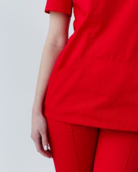 Medical shirt women's Topaz red 164-339-705 (6613493) Medical shirt women's Topaz red 164-339-705 (6613493) фото 6