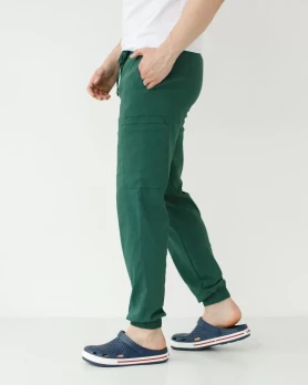 Medical pants men's stretch joggers green 504-350-730 (6637785) Medical pants men's stretch joggers green 504-350-730 (6637785) фото 3