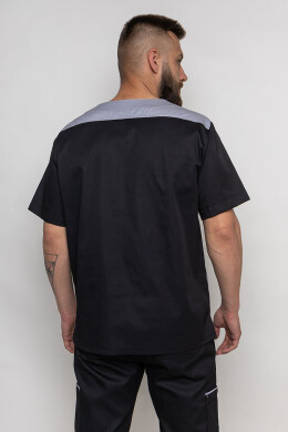 Medical jacket for men Manhattan. Black (5437041) Medical jacket for men Manhattan. Black (5437041) фото 2