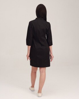 Medical gown women's Elizabeth black 416-321-679 (6613605) Medical gown women's Elizabeth black 416-321-679 (6613605) фото 3