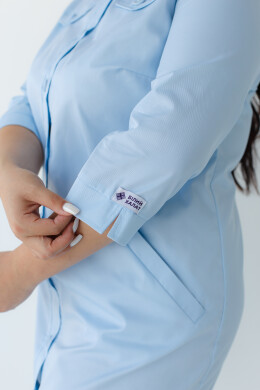 Women's medical gown Valerie azure +SIZE 156-462-677 (6625324) Women's medical gown Valerie azure +SIZE 156-462-677 (6625324) фото 8