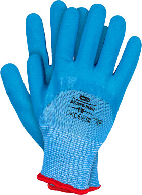 Gloves covered with RFOPPO-BLUE (30113) Gloves covered with RFOPPO-BLUE (30113) фото 1