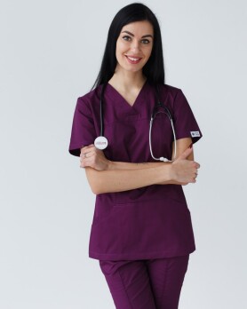 Medical shirt women's Topaz purple 164-335-705 / 386-335-705 (6613488) Medical shirt women's Topaz purple 164-335-705 / 386-335-705 (6613488) фото 1