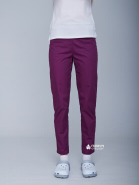 Women's medical trousers "Francesca" purple (3399102) Women's medical trousers "Francesca" purple (3399102) фото 5