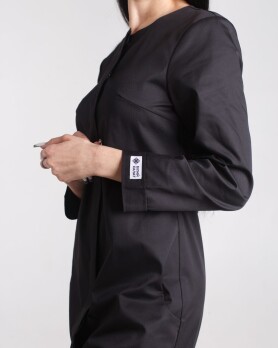 Medical gown women's Jacqueline black 391-321-677 (6613613) Medical gown women's Jacqueline black 391-321-677 (6613613) фото 5