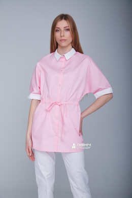 Women's medical blouse "Daria" pink (3399106) Women's medical blouse "Daria" pink (3399106) фото 4