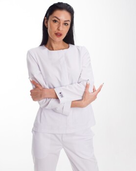 Medical suit for women Jacqueline white 440-324-677 (6613358) Medical suit for women Jacqueline white 440-324-677 (6613358) фото 7
