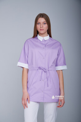 Women's medical blouse "Daria" lilac (3399105) Women's medical blouse "Daria" lilac (3399105) фото 9