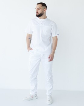 Medical suit for men Denver white 404-324-679/447-324-679 (6613719) Medical suit for men Denver white 404-324-679/447-324-679 (6613719) фото 9