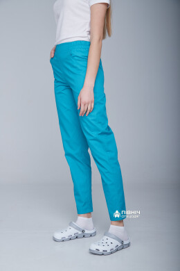 Women's medical trousers "Francesca" turquoise (3399108) Women's medical trousers "Francesca" turquoise (3399108) фото 16