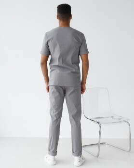 Медицинский костюм мужской Марсель серый 353-328-708 (6613701) Медицинский костюм мужской Марсель серый 353-328-708 (6613701) фото 2