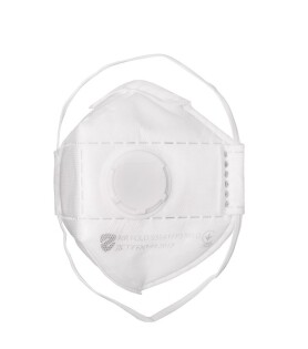 Одноразовый респиратор Sizam с клапаном выдоха Air Fold 9314 FFP3 35114 (8138001) Одноразовый респиратор Sizam с клапаном выдоха Air Fold 9314 FFP3 35114 (8138001) фото 1