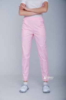 Women's medical trousers "Francesca" pink (3399101) Women's medical trousers "Francesca" pink (3399101) фото 1