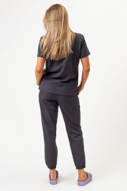 Women's medical suit "Maria" gray (501502) Women's medical suit "Maria" gray (501502) фото 3