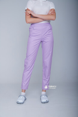 Women's medical trousers "Francesca" lavender (3399103) Women's medical trousers "Francesca" lavender (3399103) фото 1