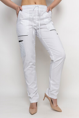 Medical Emeli-stretch trousers for women. White (5436963) Medical Emeli-stretch trousers for women. White (5436963) фото 2