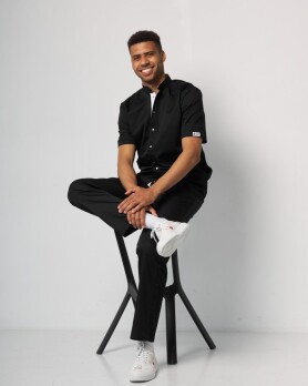 Medical suit for men London black-white 133-362-679 (6613692) Medical suit for men London black-white 133-362-679 (6613692) фото 1