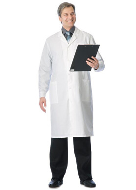 Dressing gown for men white (tk. Gabardine) 220120 Dressing gown for men white (tk. Gabardine) 220120 фото 1